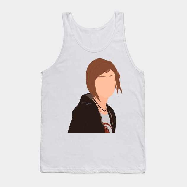 Life is Strange Chloe Fan Art Sticker Tank Top by senaeksi